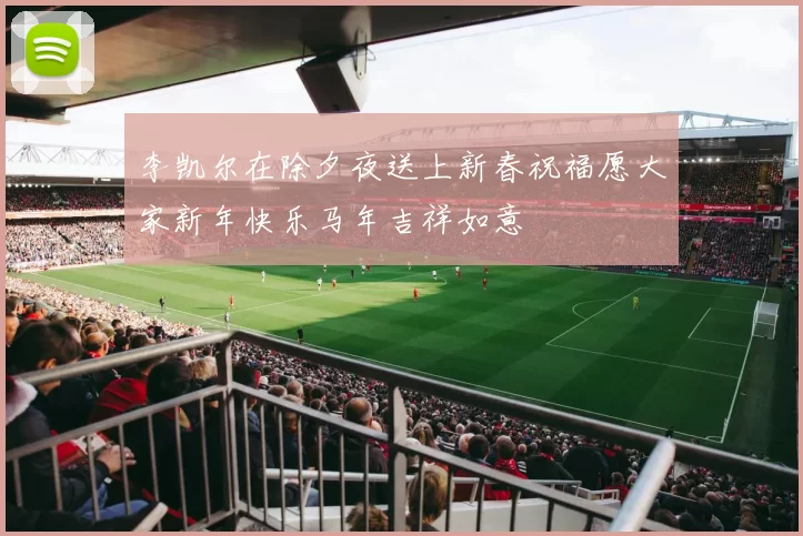 李凯尔在除夕夜送上新春祝福愿大家新年快乐马年吉祥如意